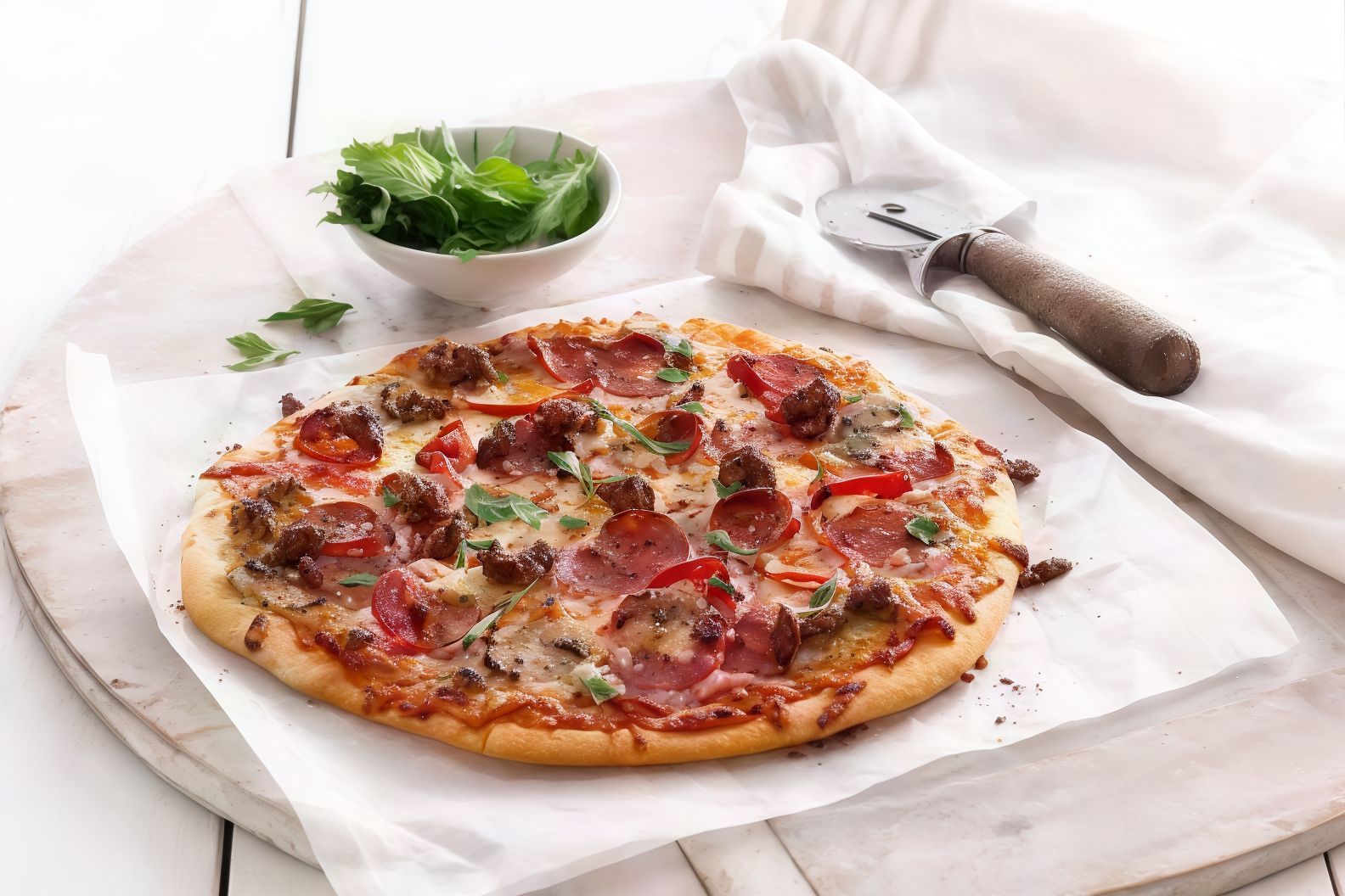 Baladi Meat Pizza