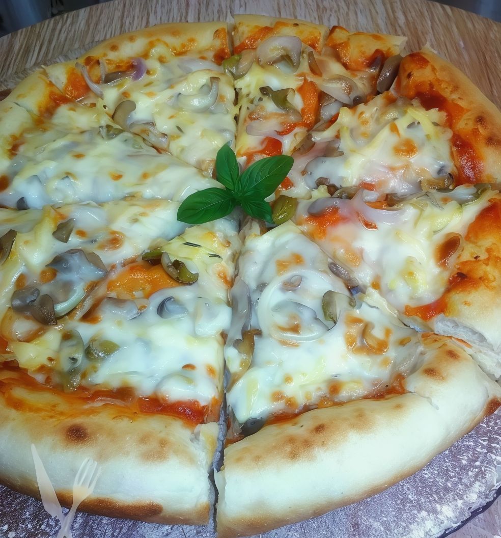 Mushroom Italian Pizza
