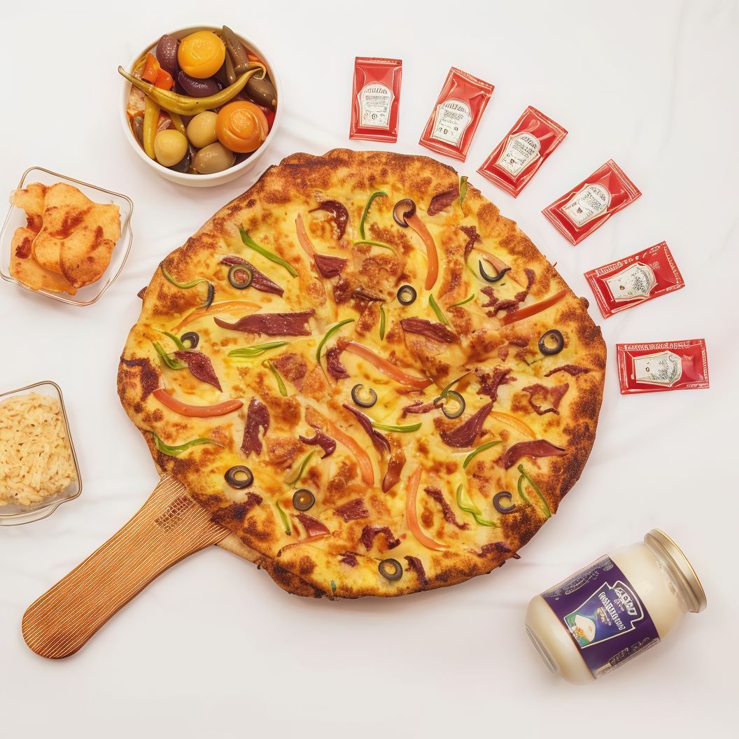Beef Oriental Pizza
