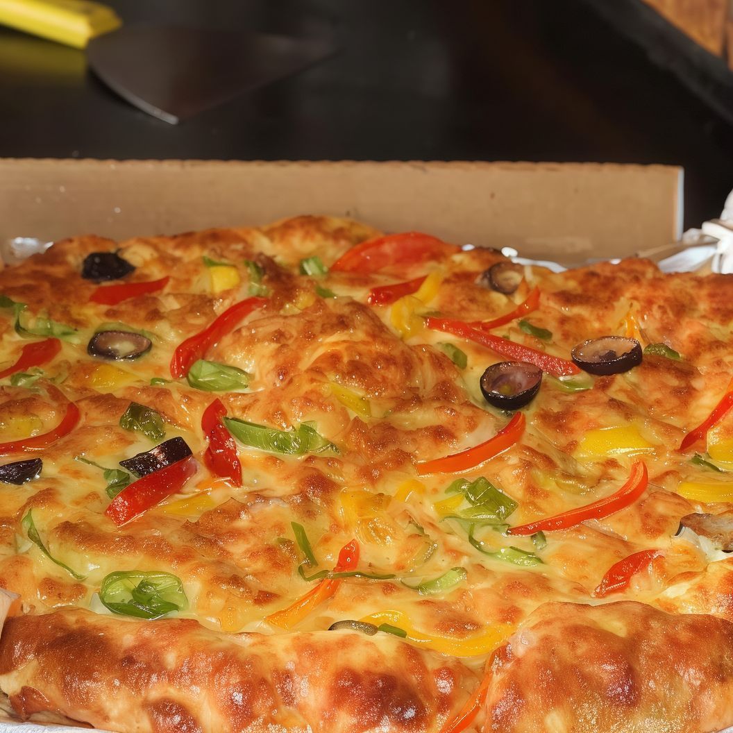 Smoked Bna Turkey Oriental Pizza