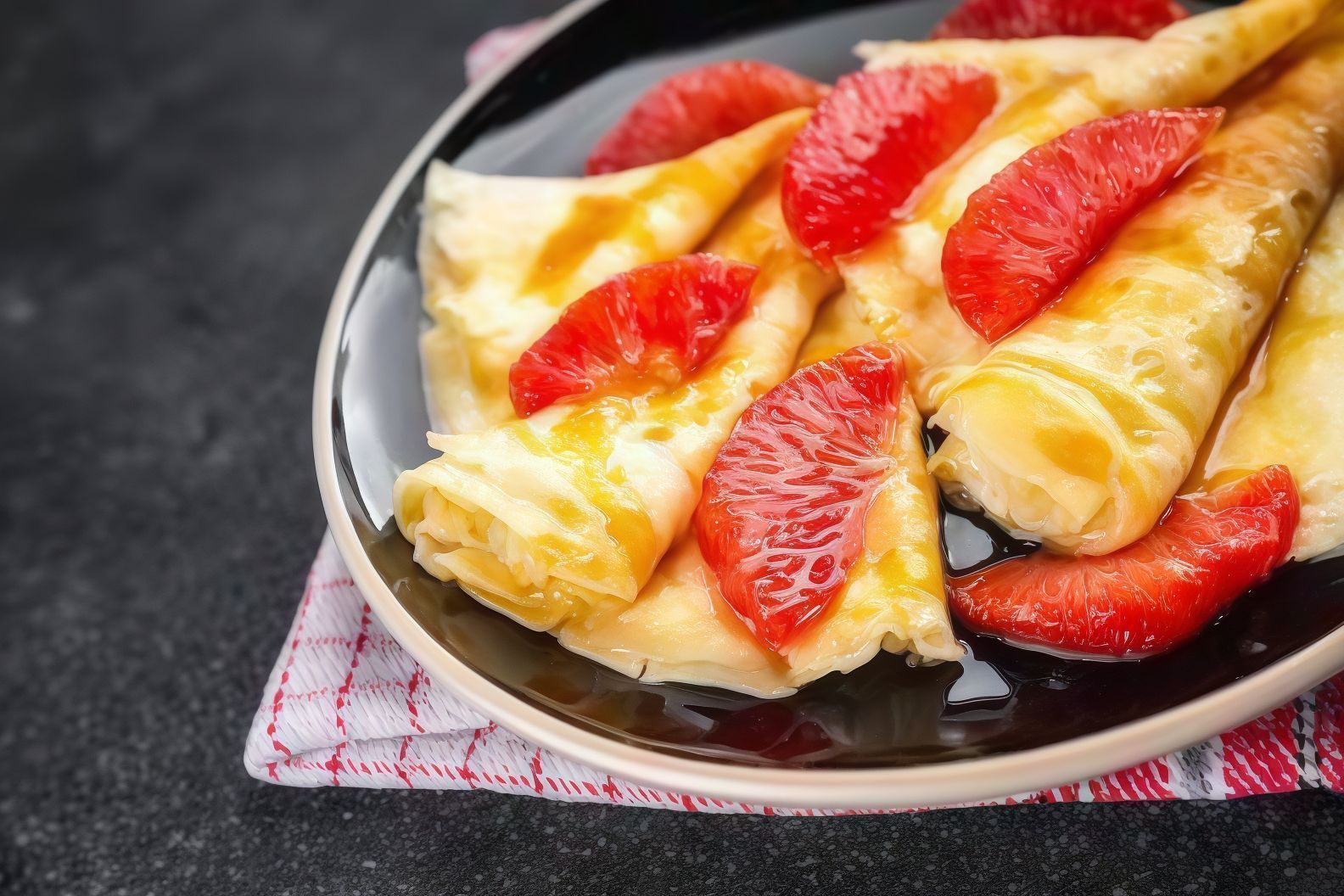 Grapefruit Crepe
