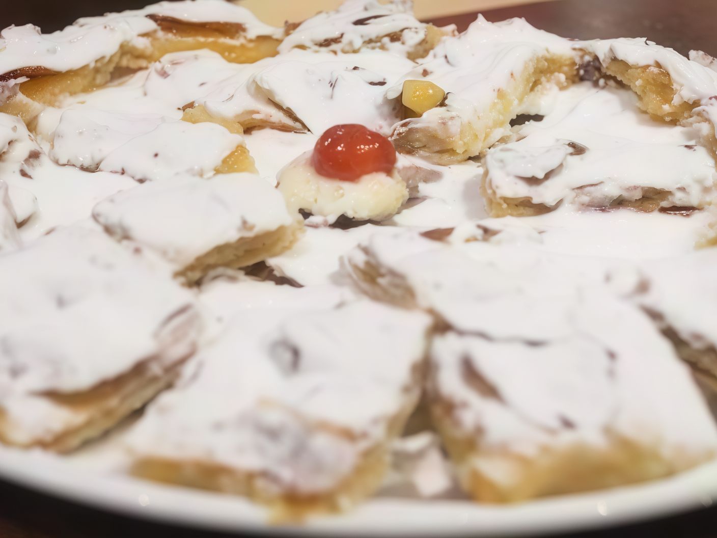 Basbousa With Cream Pie