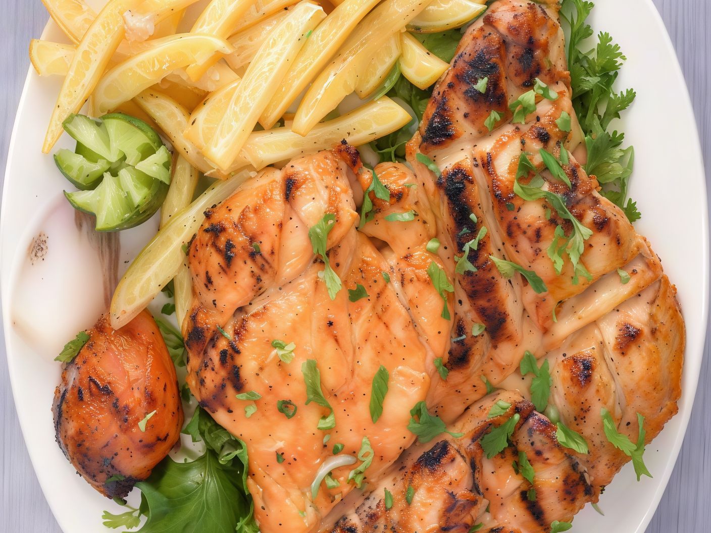 Quarter Grilled Chicken Thigh