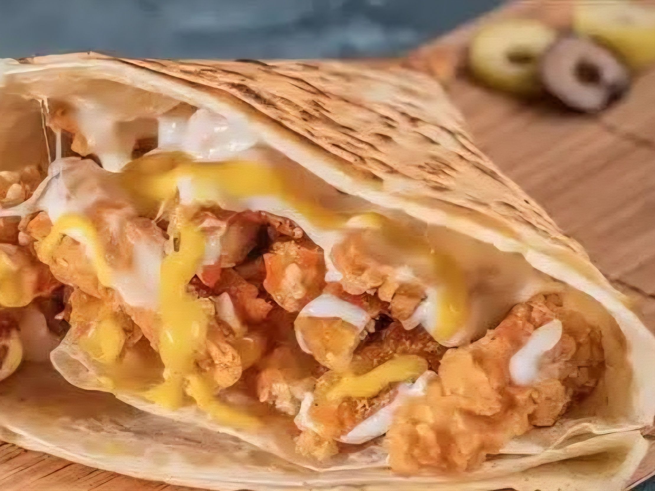 Crepe mix chicken