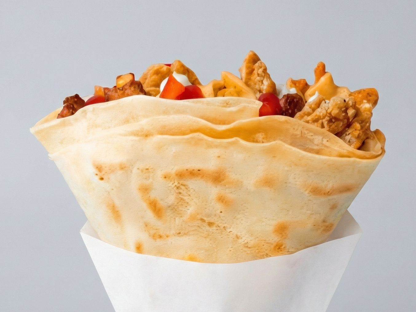 Crepe chicken ranch