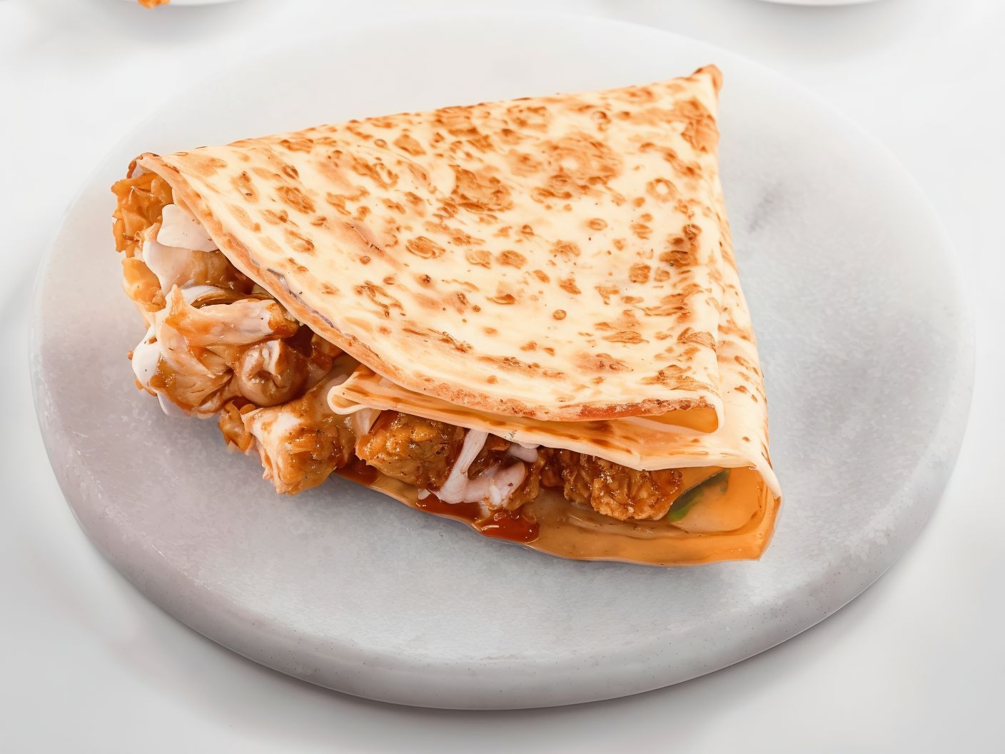 Cordon bleu chicken crepe