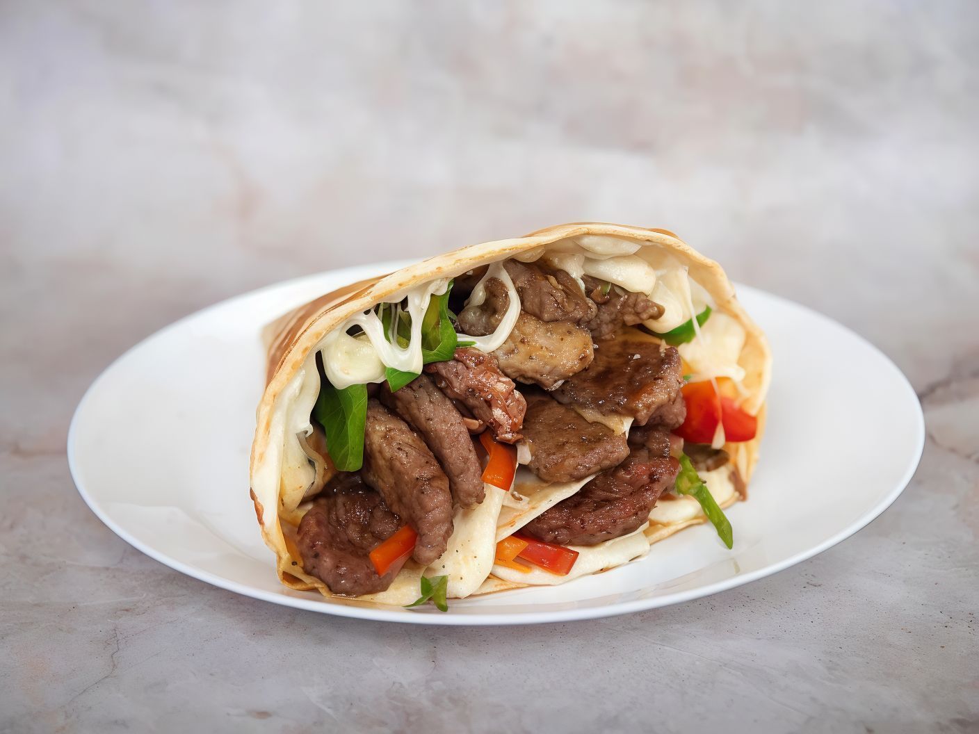 Beef Burger Crepe
