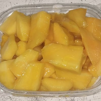 Rice with mango pieces