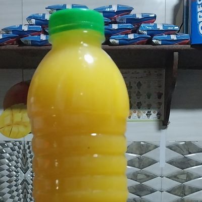Bottle of orange juice