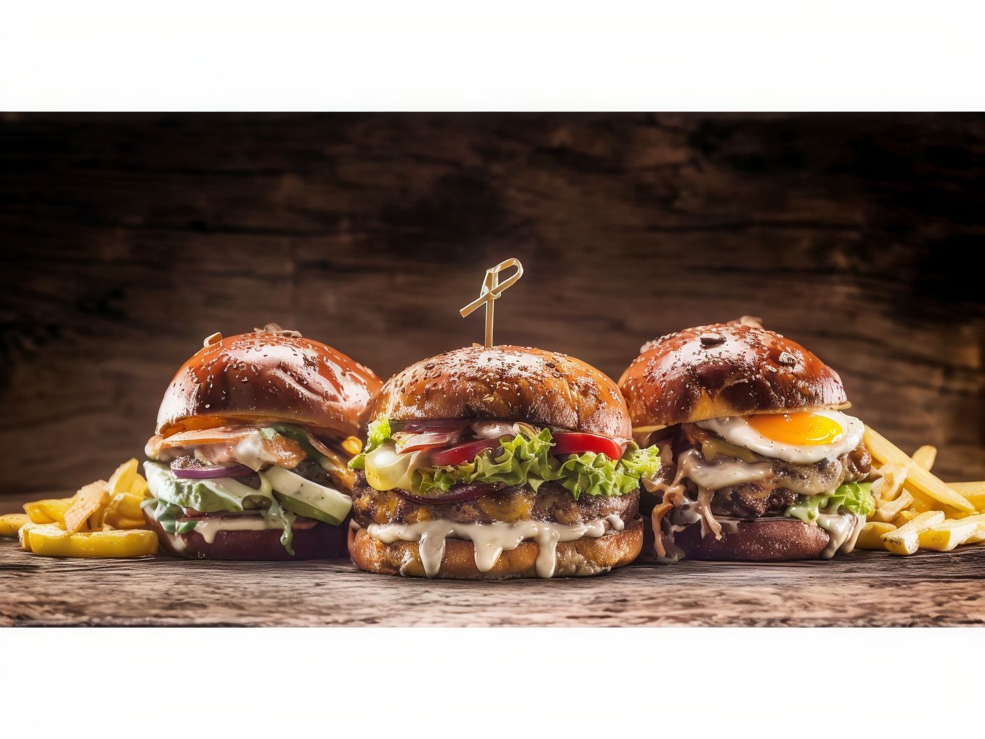 Burger with Eggs and Cheese