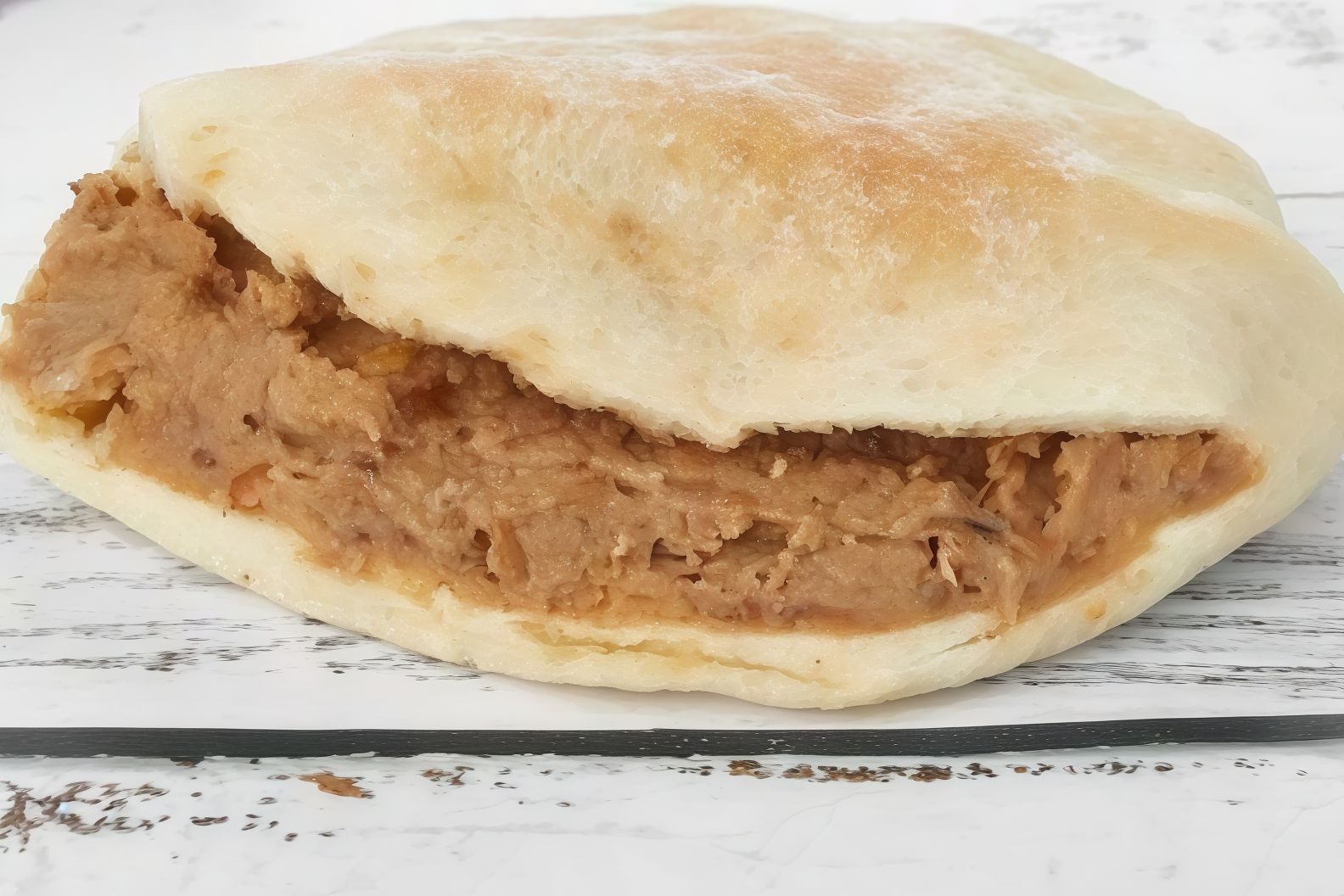 Foul With Baba Ghannoug Sandwich