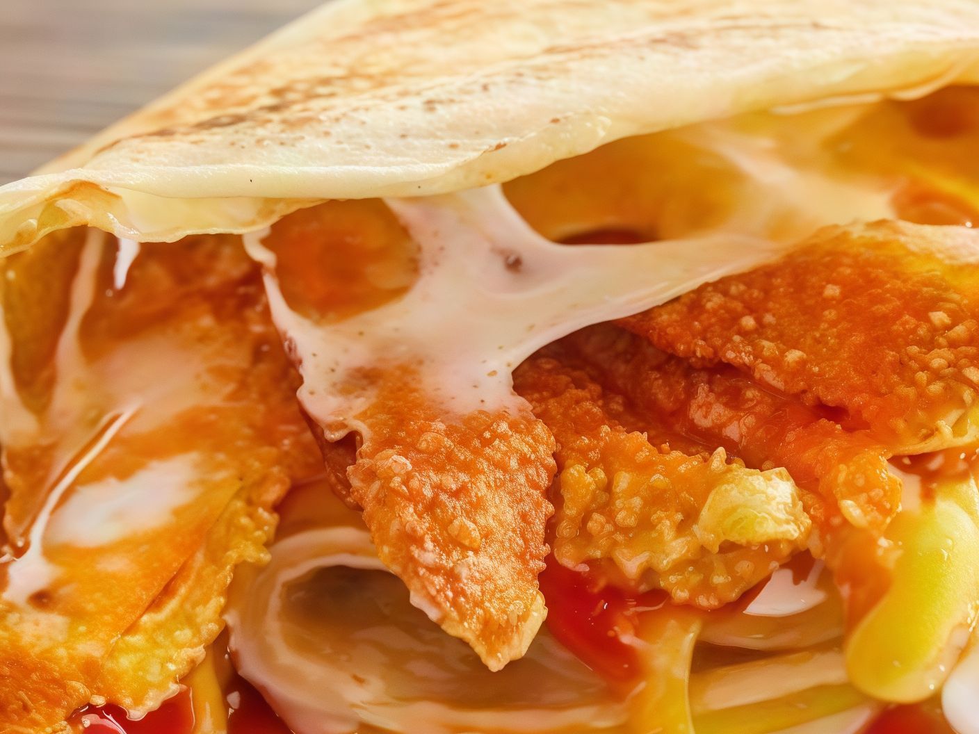 Spicy pane crepe