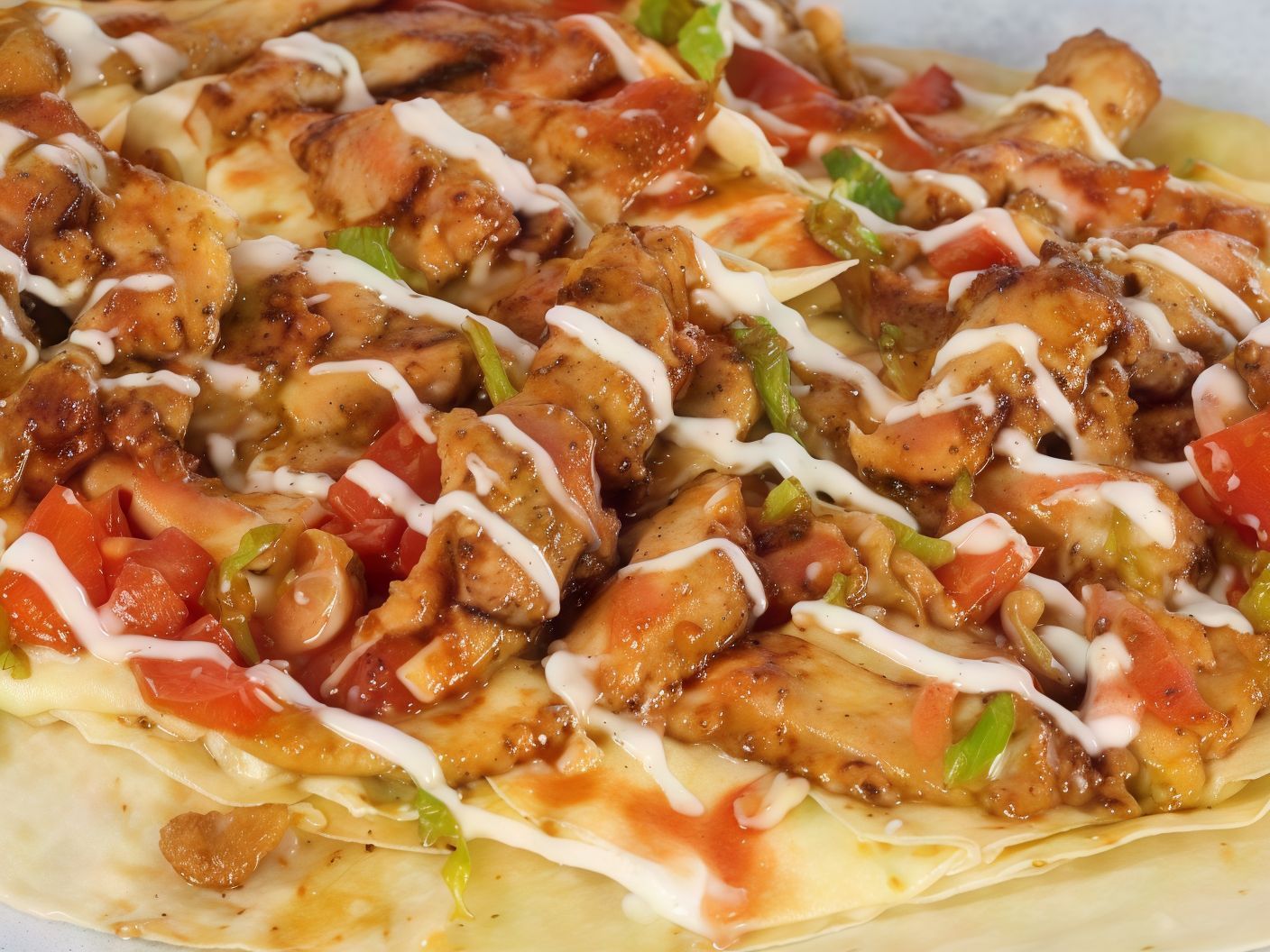 Grilled Chicken Crepe