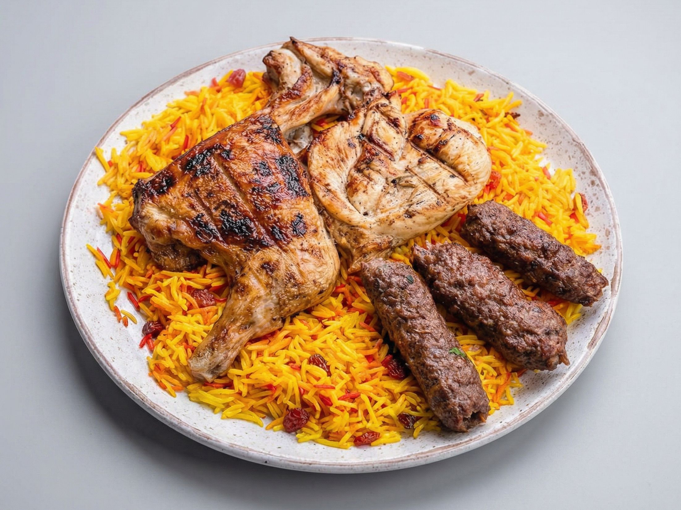 Quarter Chicken With 1/8 Kilo Kofta Meal