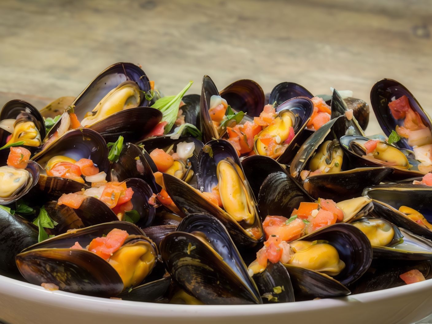 Mussels With Alexandrian Mixture
