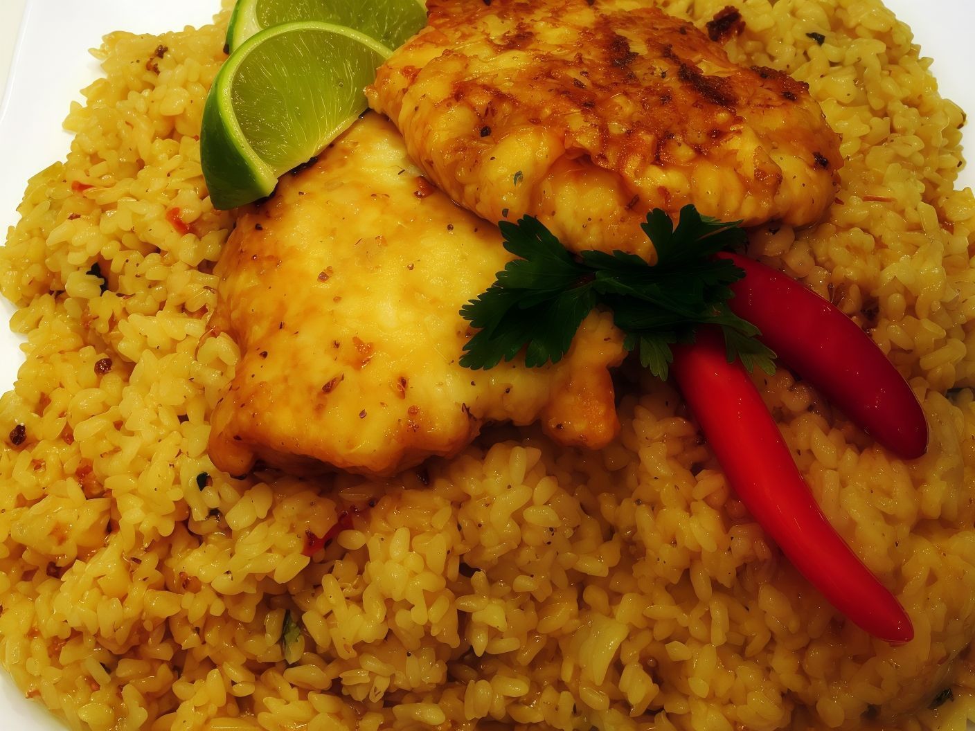 Rice With Filet Fish