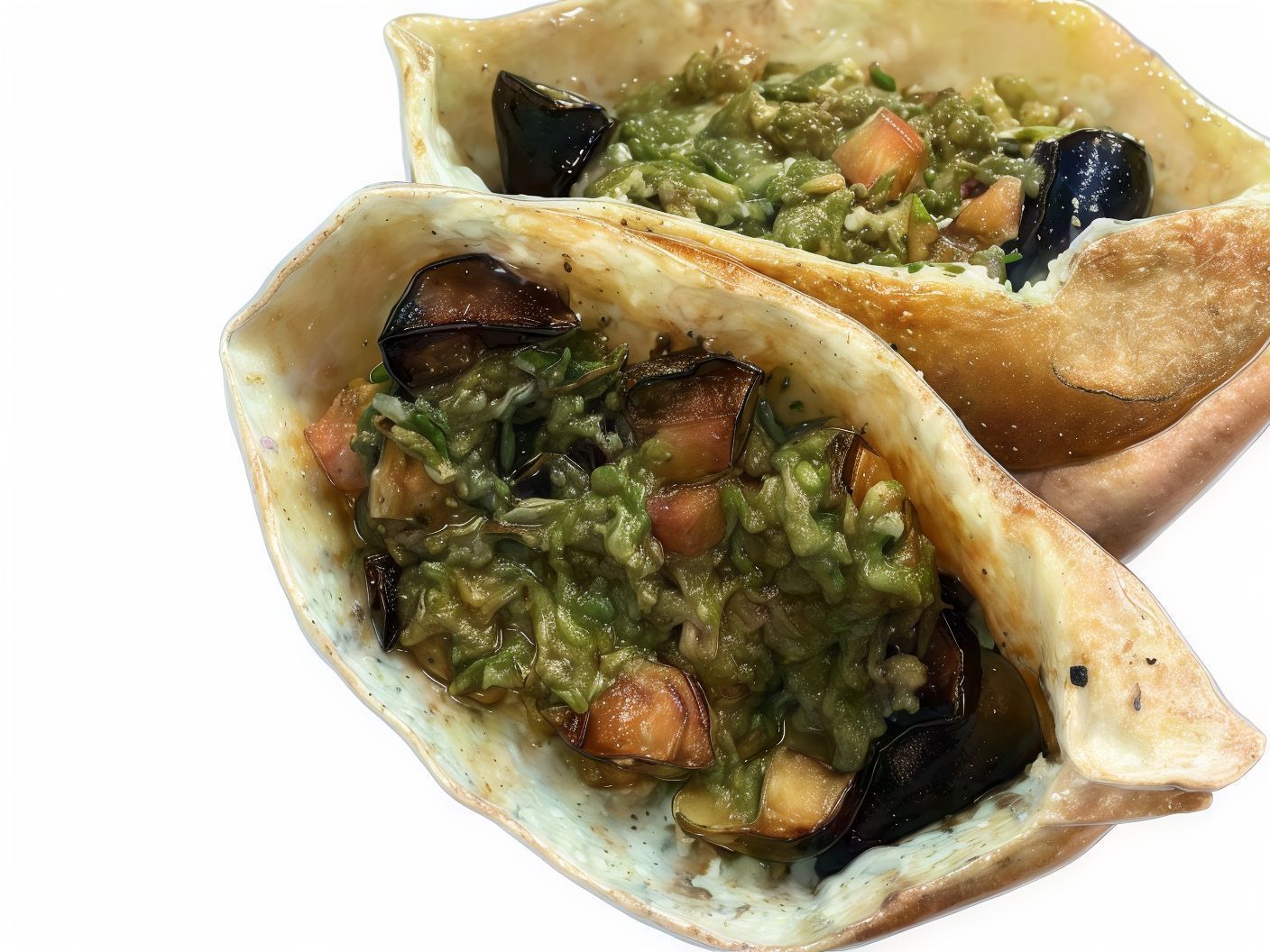 Fried eggplant