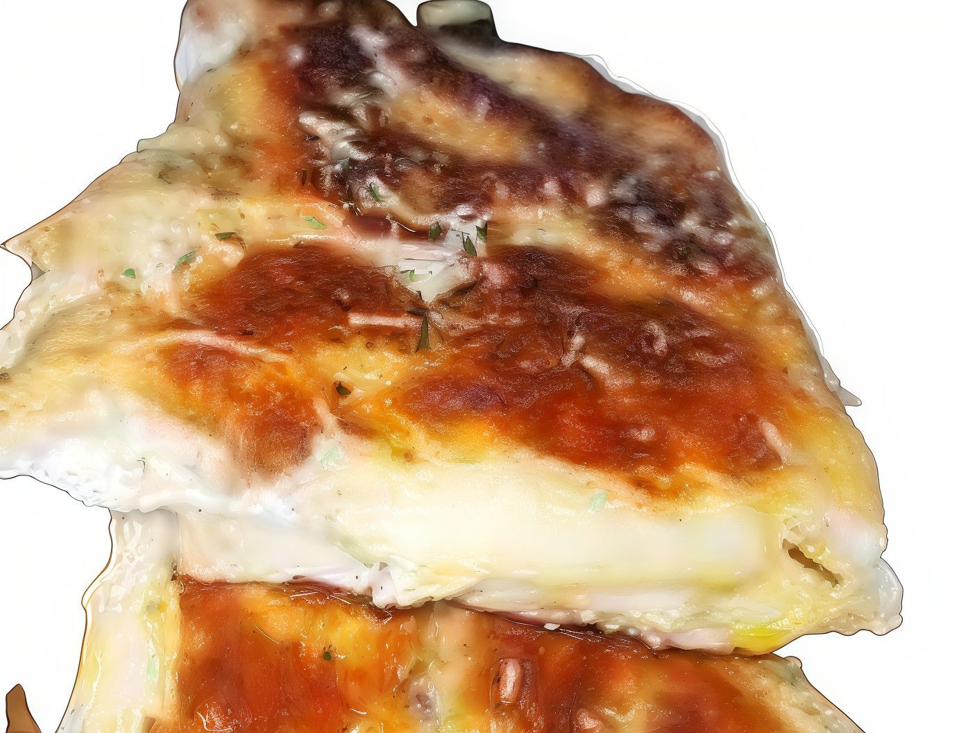 Syrian Fried Mozzarella Cheese Sandwich