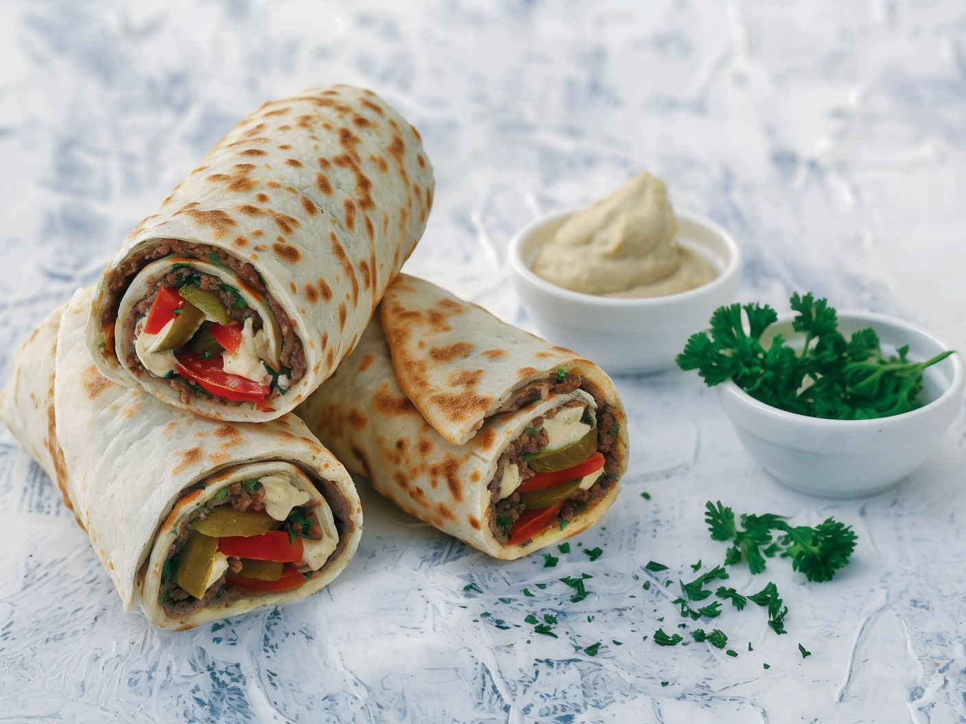 Falafel Roll Sandwich