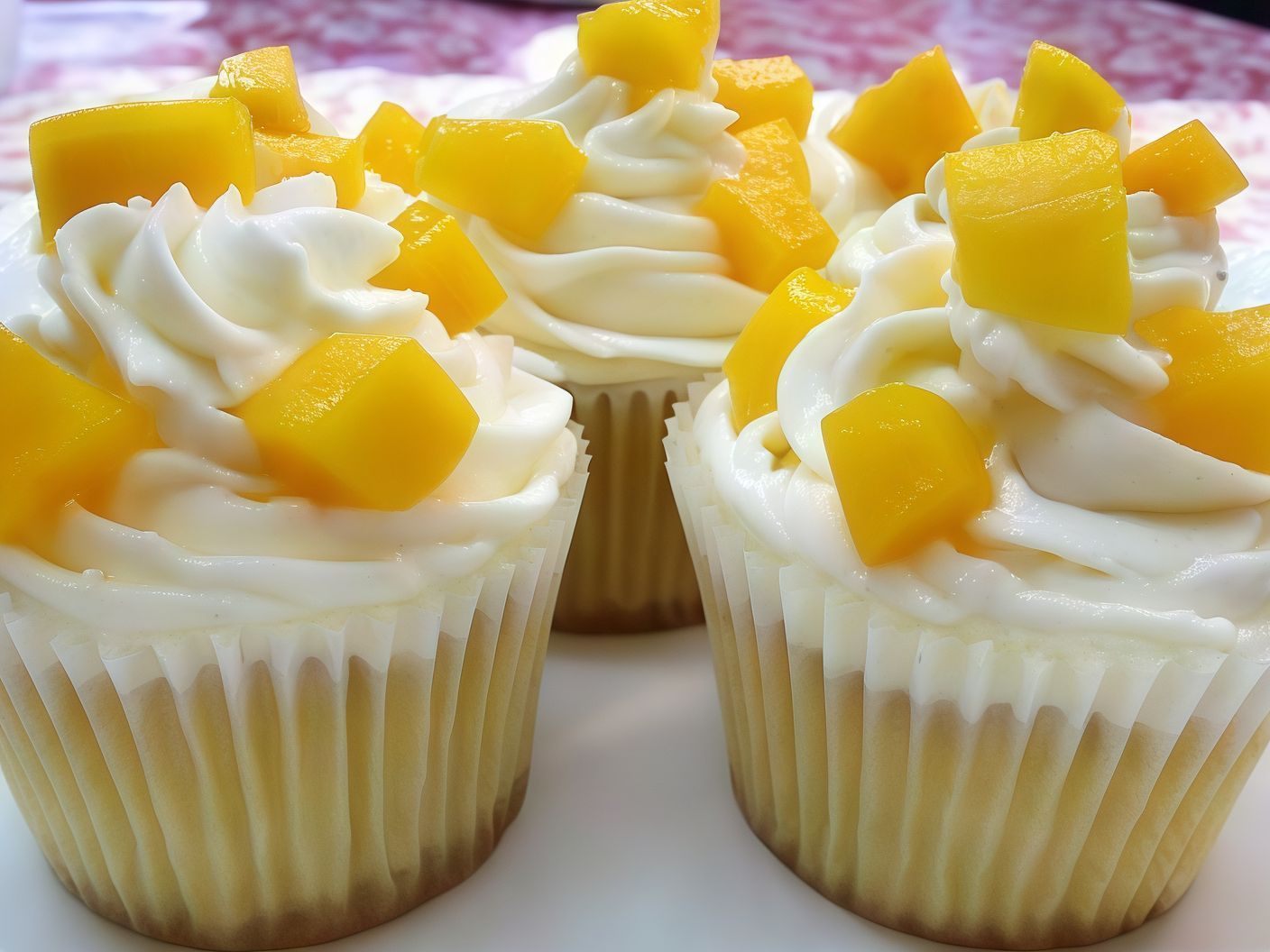 Mango Cupcake