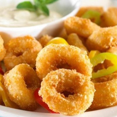Seafood meal with seafood soup