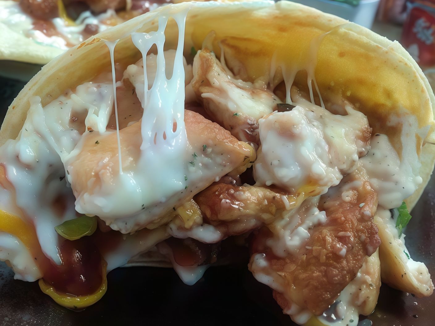 Chicken Shawerma Crepe