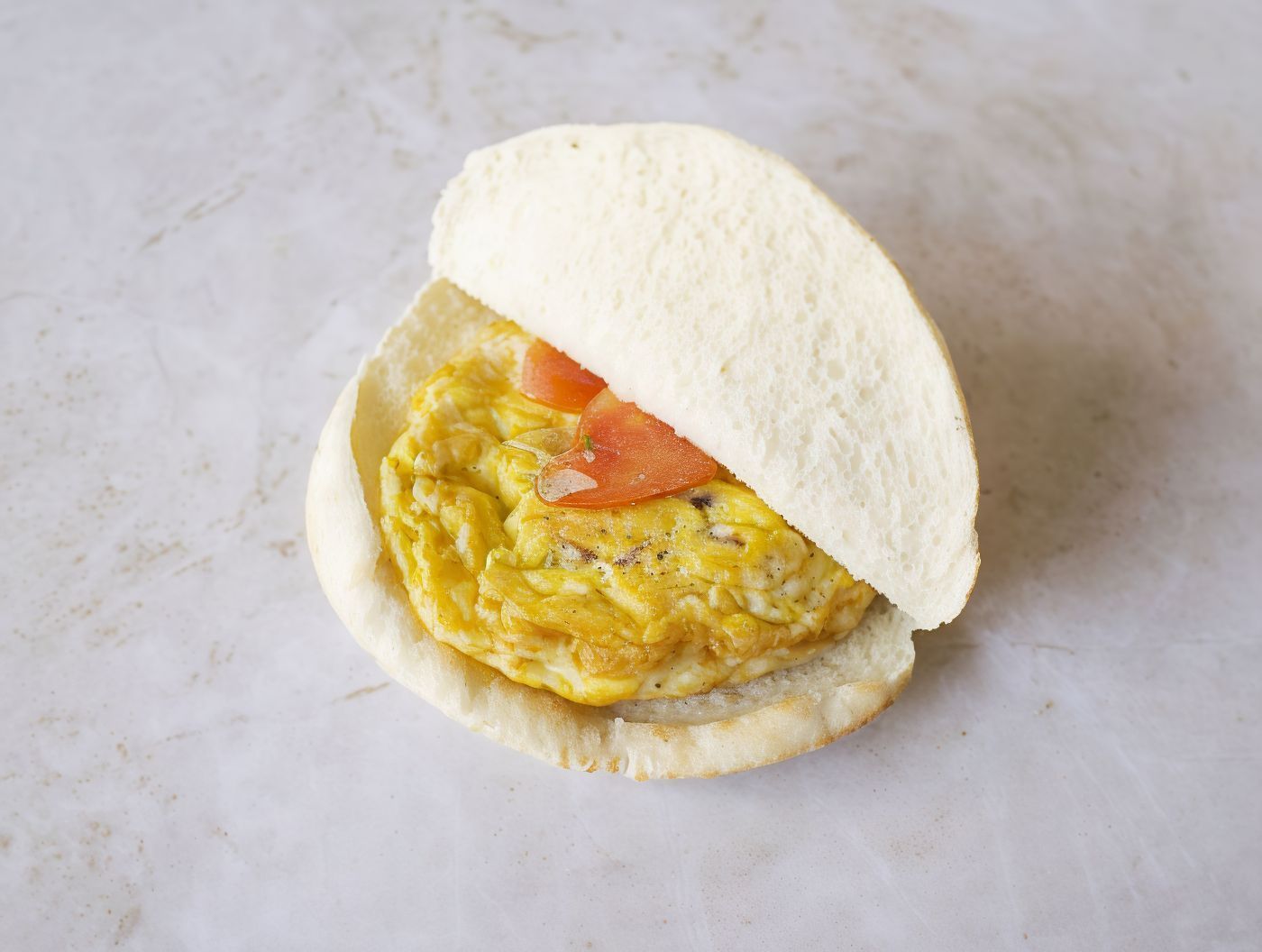 Baladi Potato Puree With Fried Eggs Sandwich
