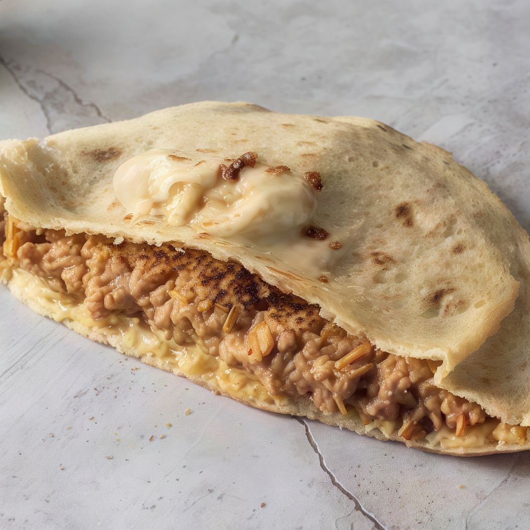 Baladi Foul With Ghee Sandwich
