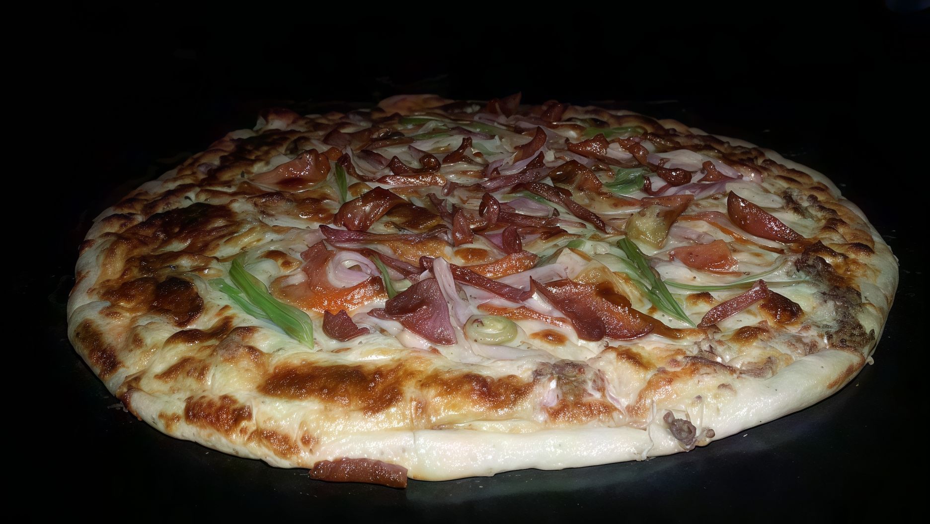 Roast Beef Oriental Pizza