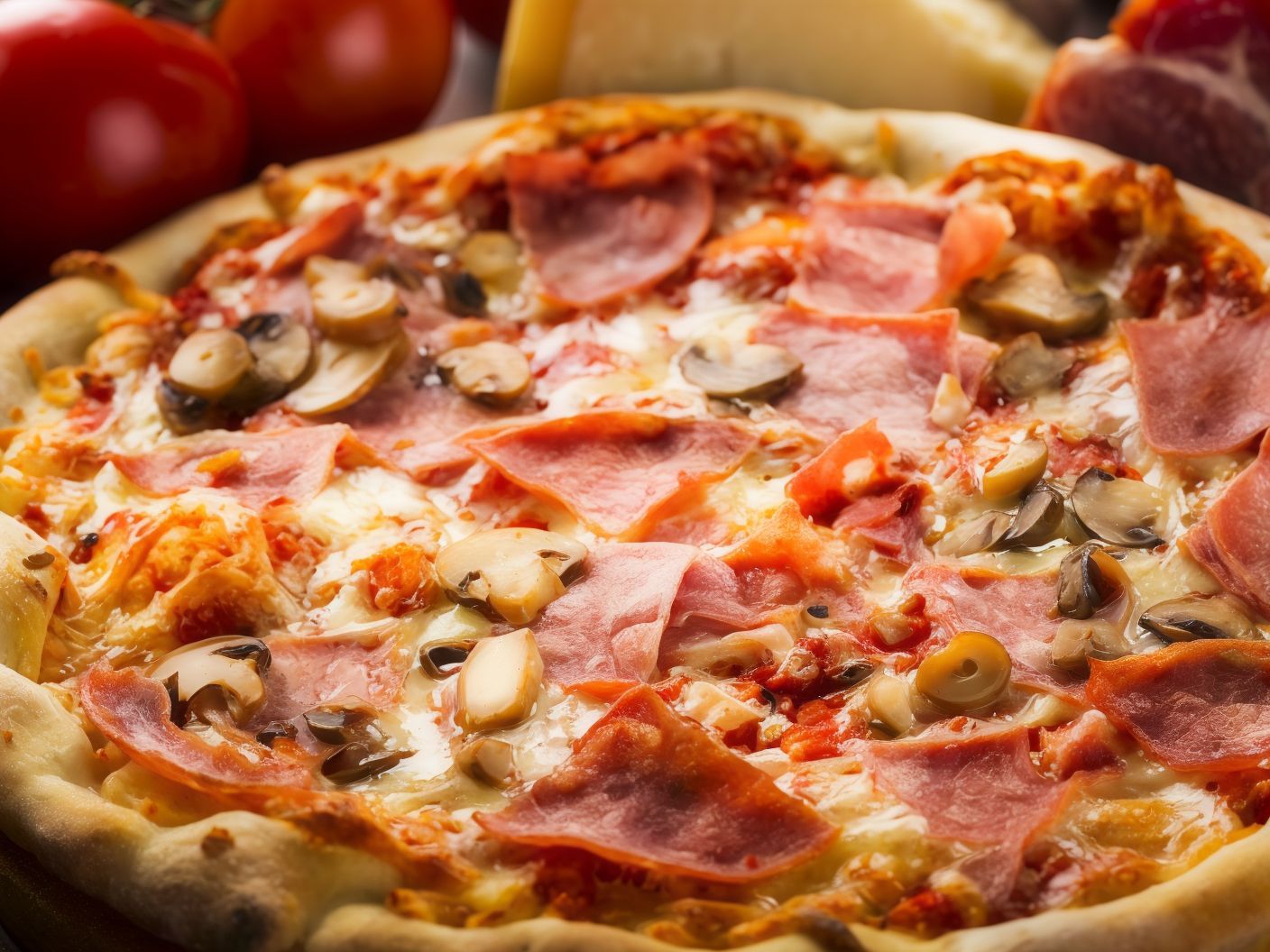 Pastrami And Kiri Cheese Oriental Pizza