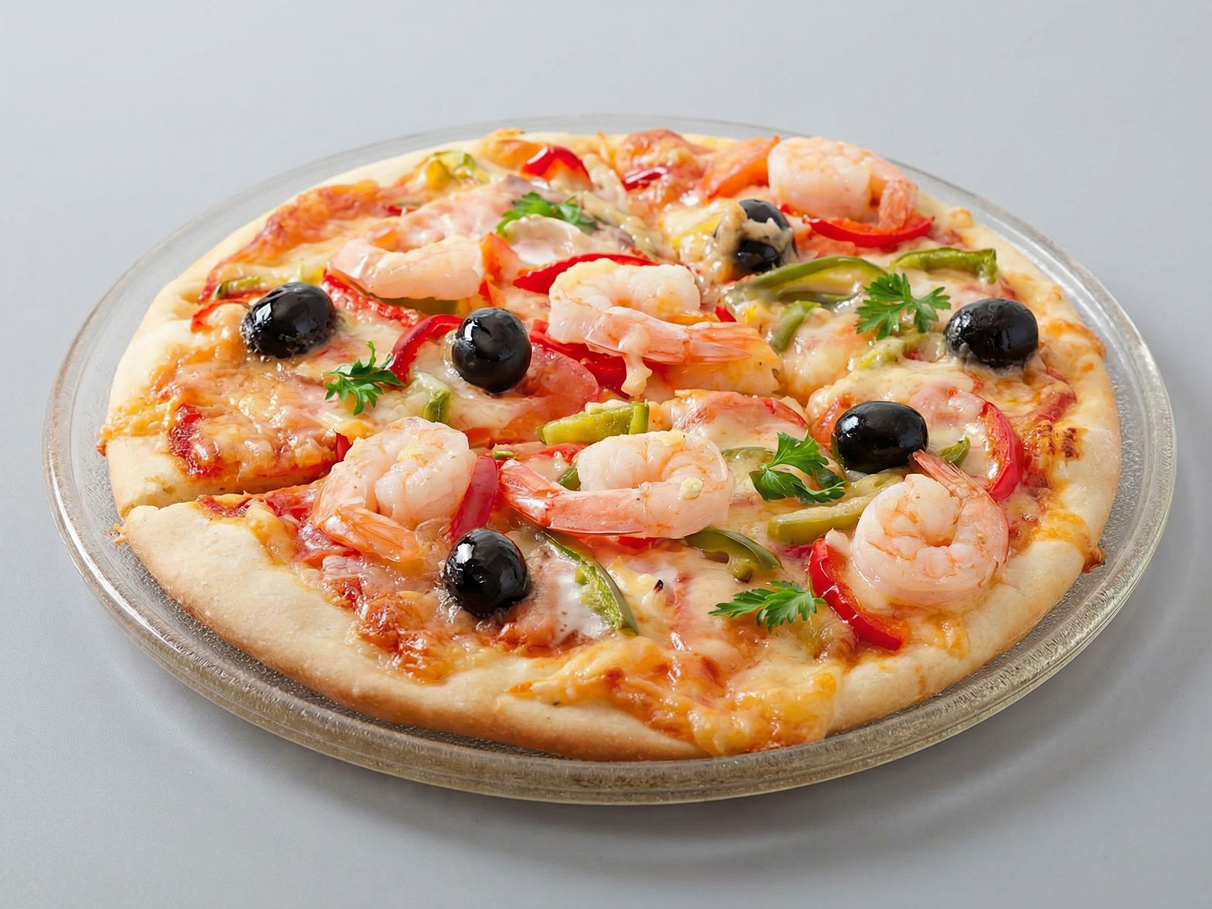 Smoked Shrimp Oriental Pizza