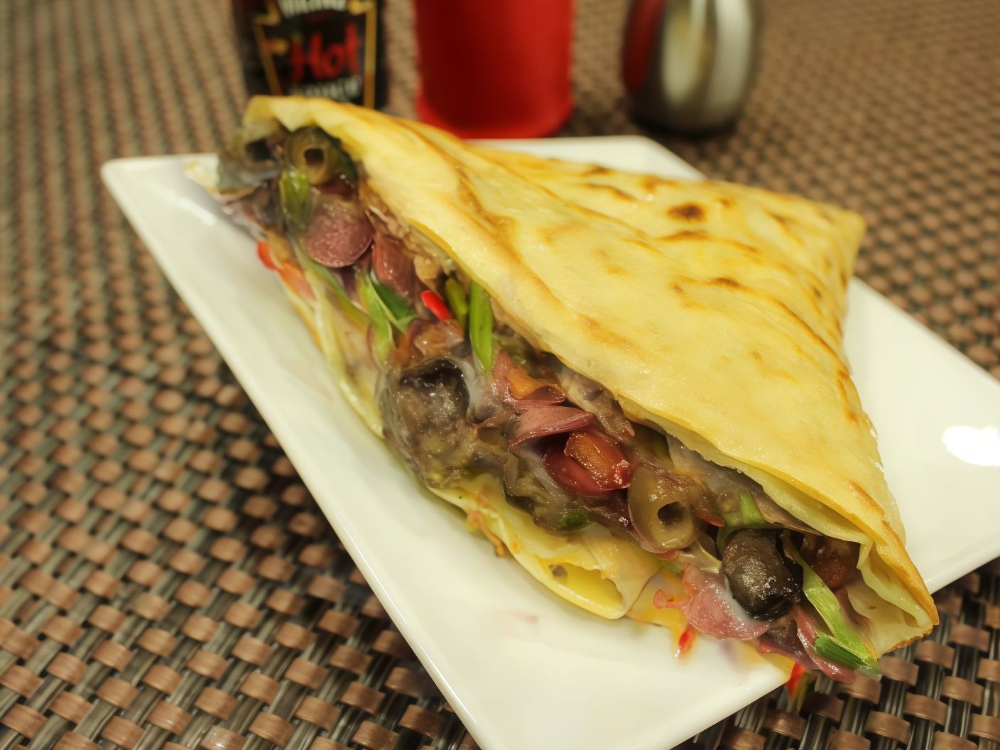 Baladi Oriental Sausage Crepe