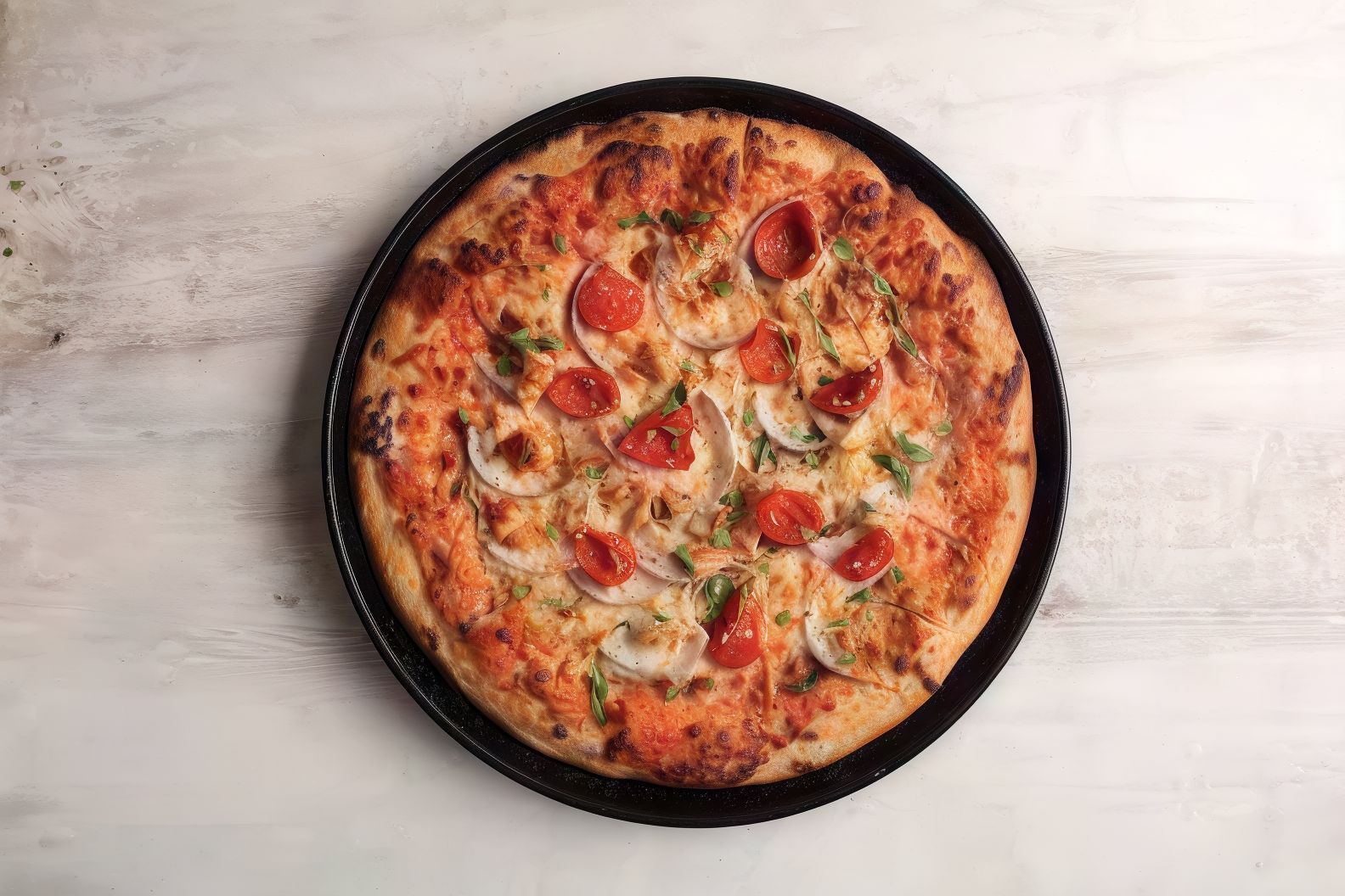 Pane chicken pizza