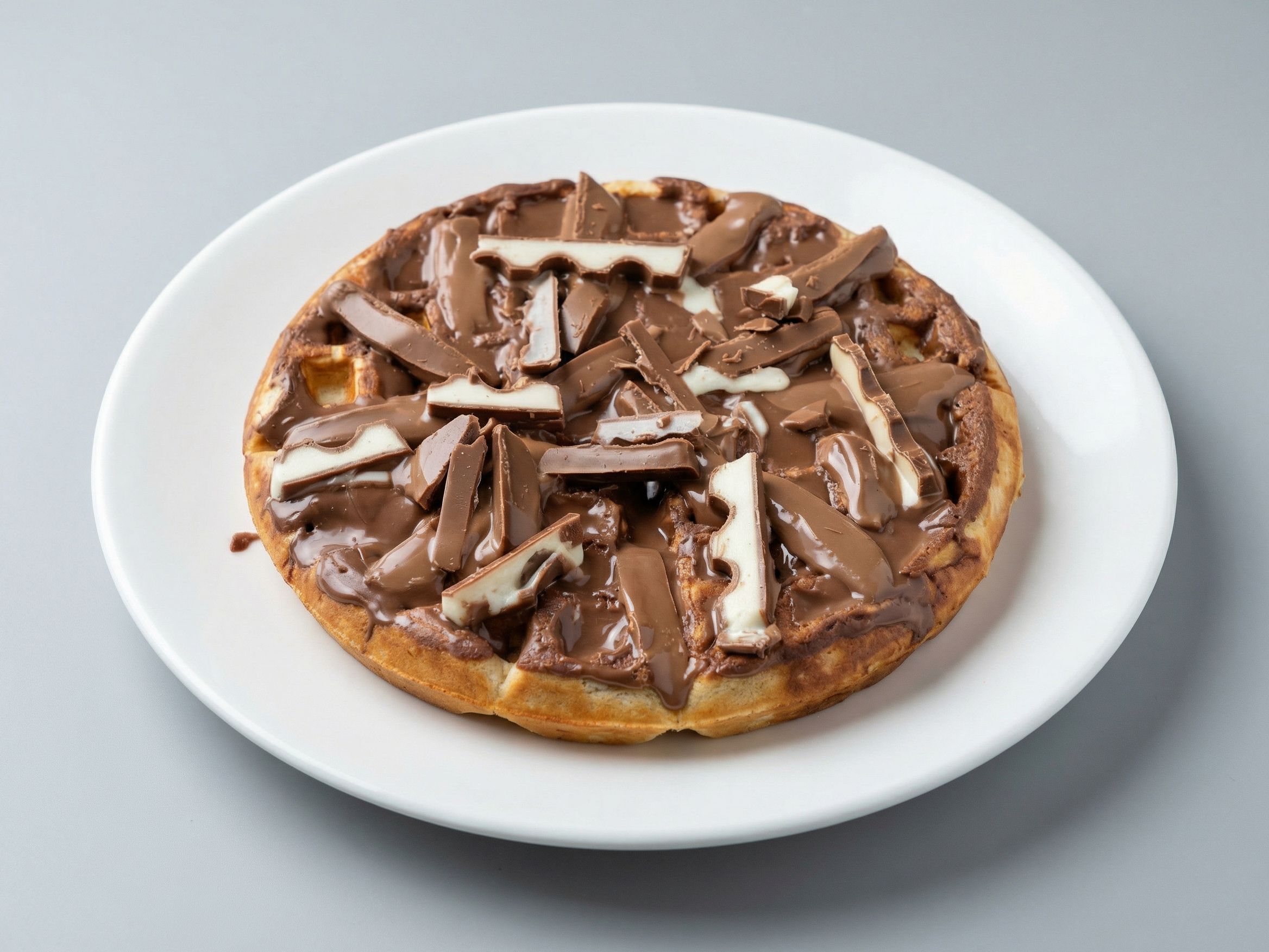 Kinder Chocolate Waffle