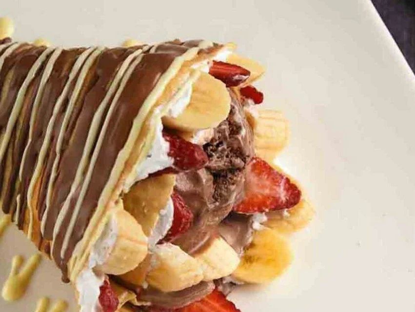 Nutella Crepe with Fruits