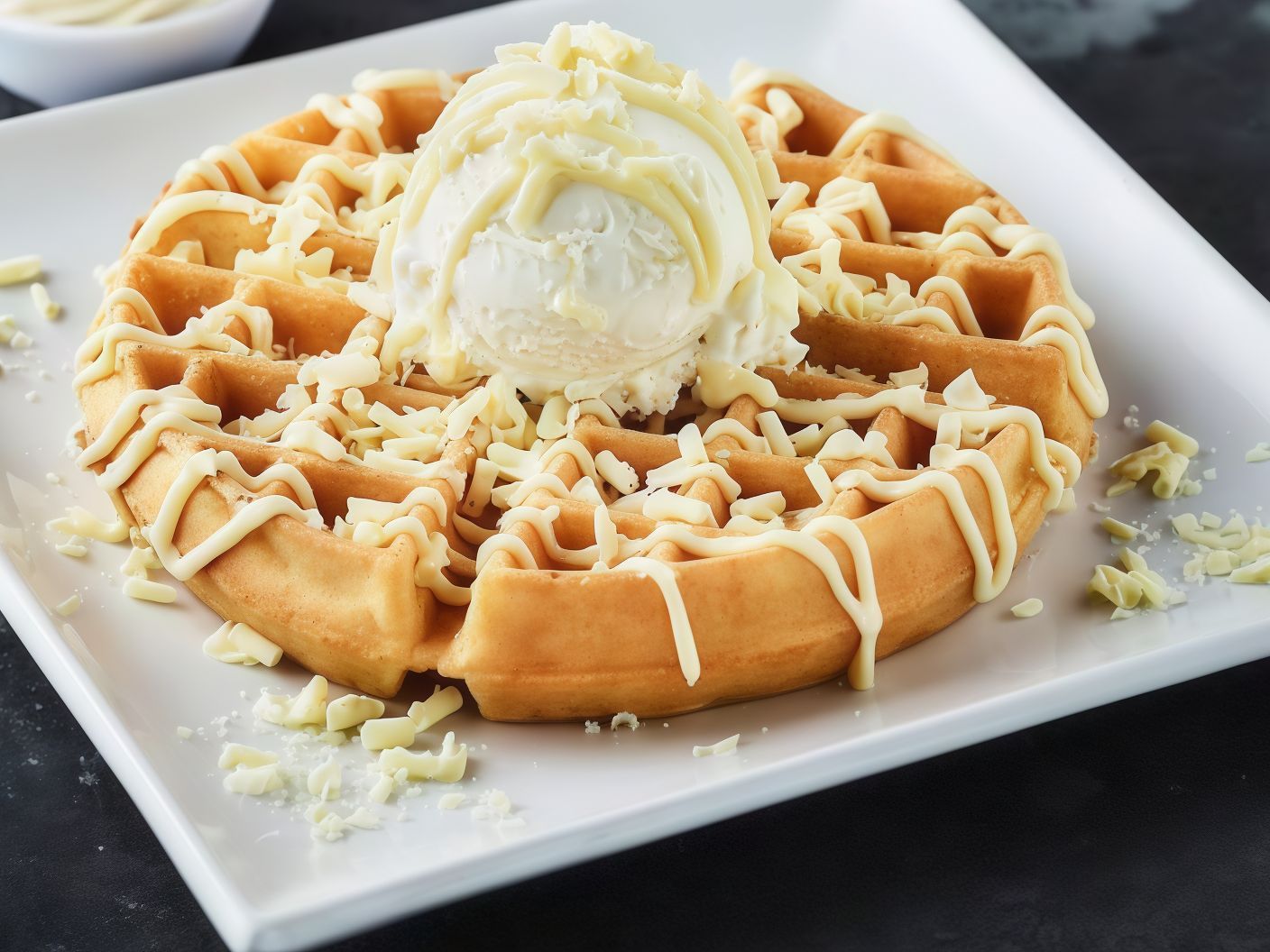 White Chocolate Waffle