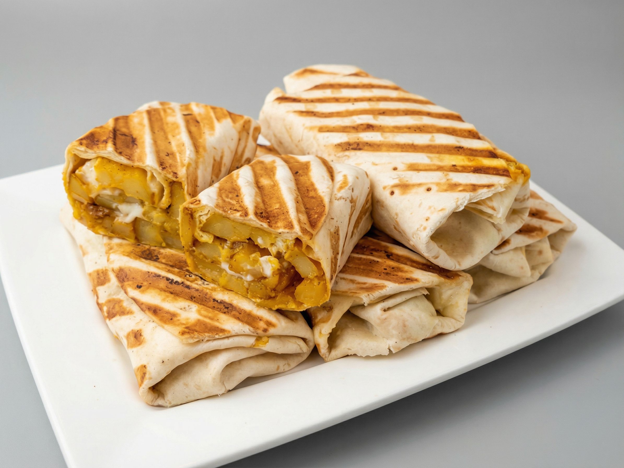 French Fries With Roumi Cheese Sandwich