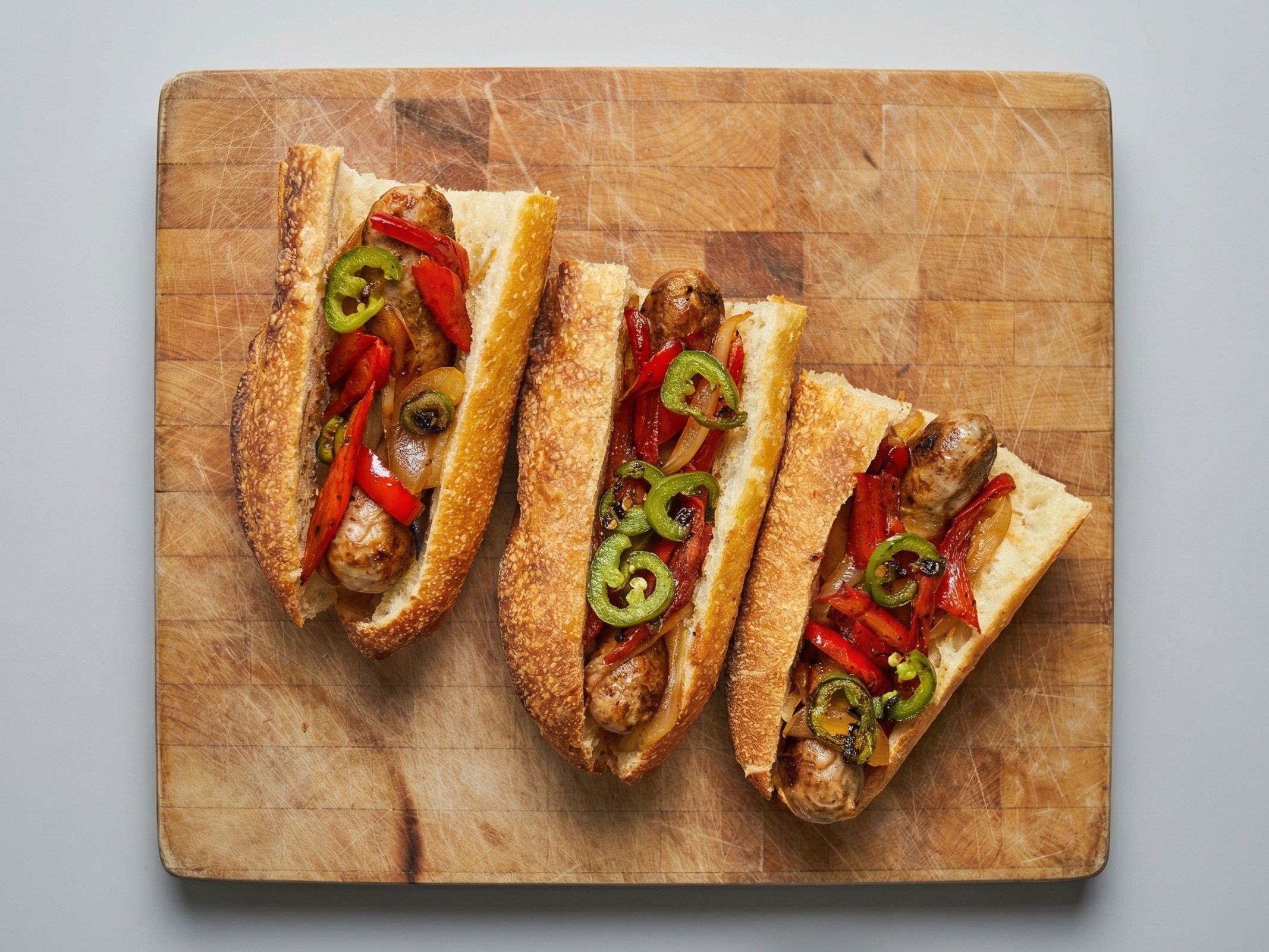 Oriental Sausage Sandwich