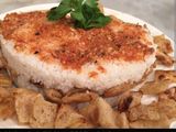 Plain Egyptian Fattah with Garlic and Vinegar.