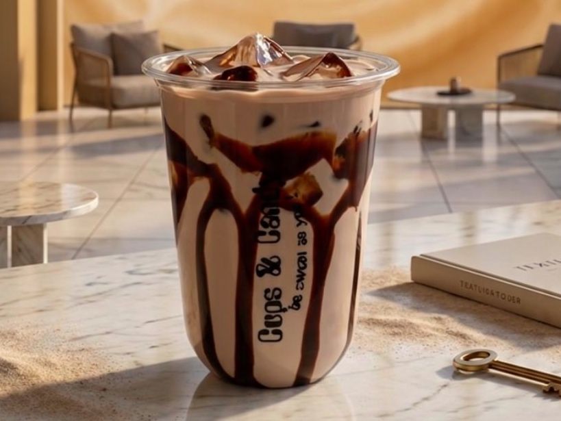 Iced Chocolate With Nutella And Chocolate