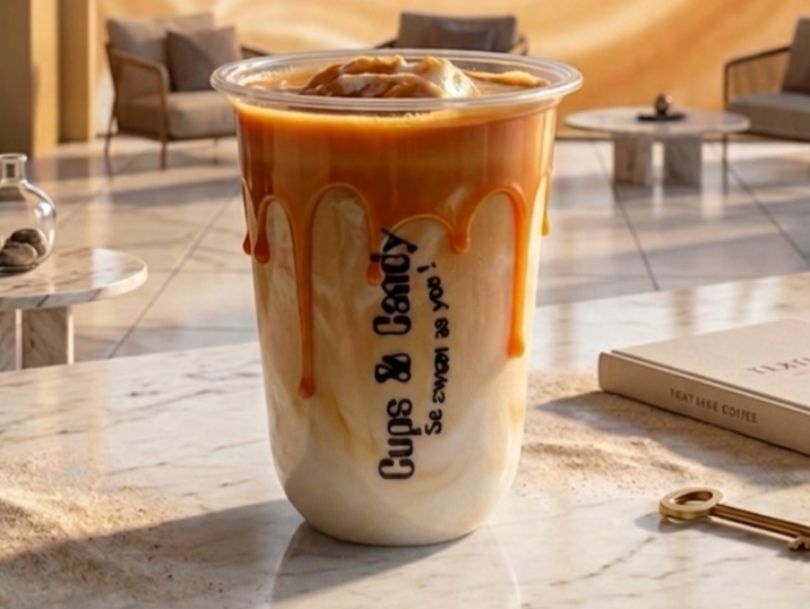 Frappe Caramel Coffee