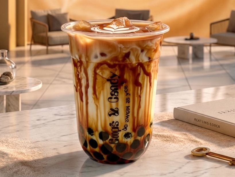 Iced Boba Coffee