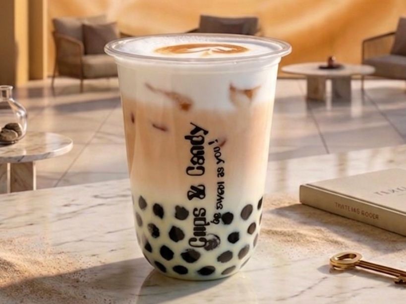 Iced White Mocha Boba