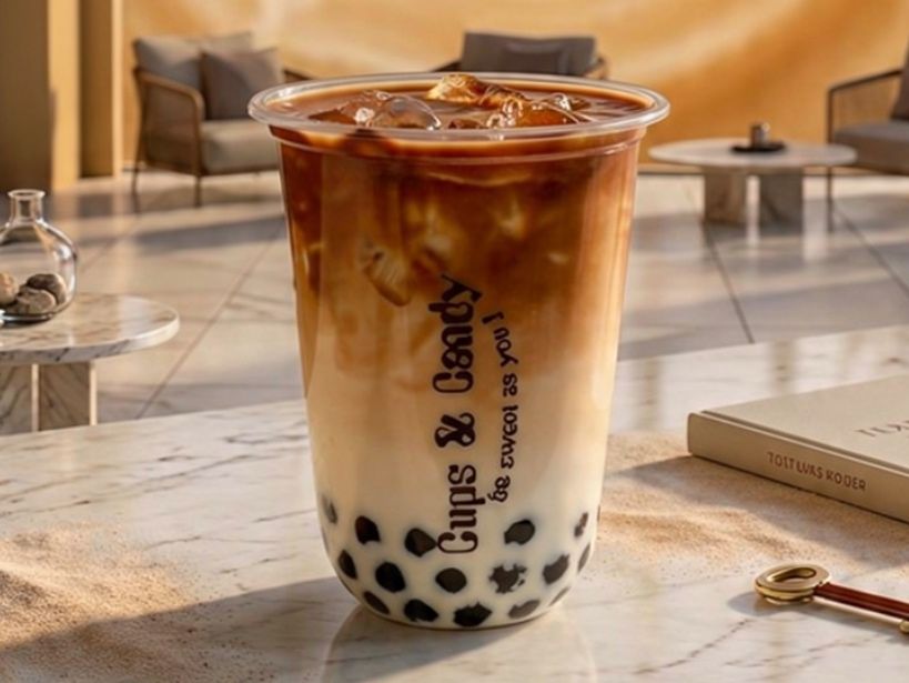 Iced Boba Coffee Kinder Bueno