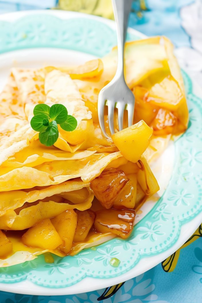 Pineapple Crepe