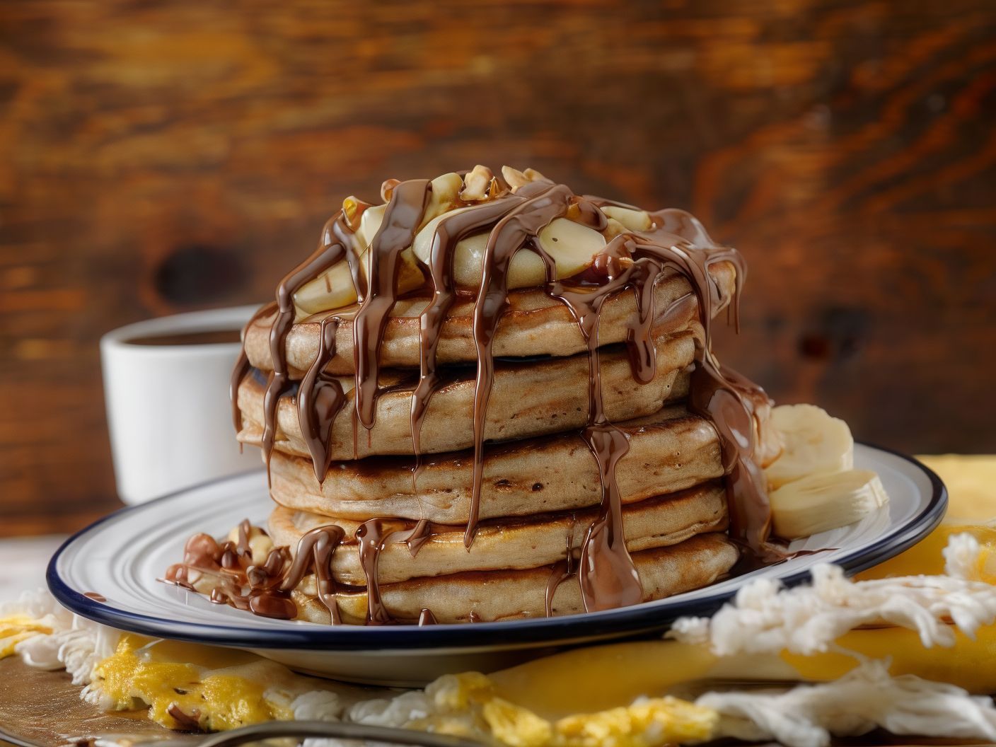 Mix Original And Chocolate Pancake