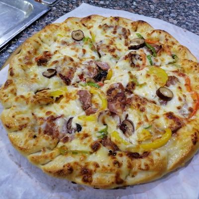 Large Hotdog pizza