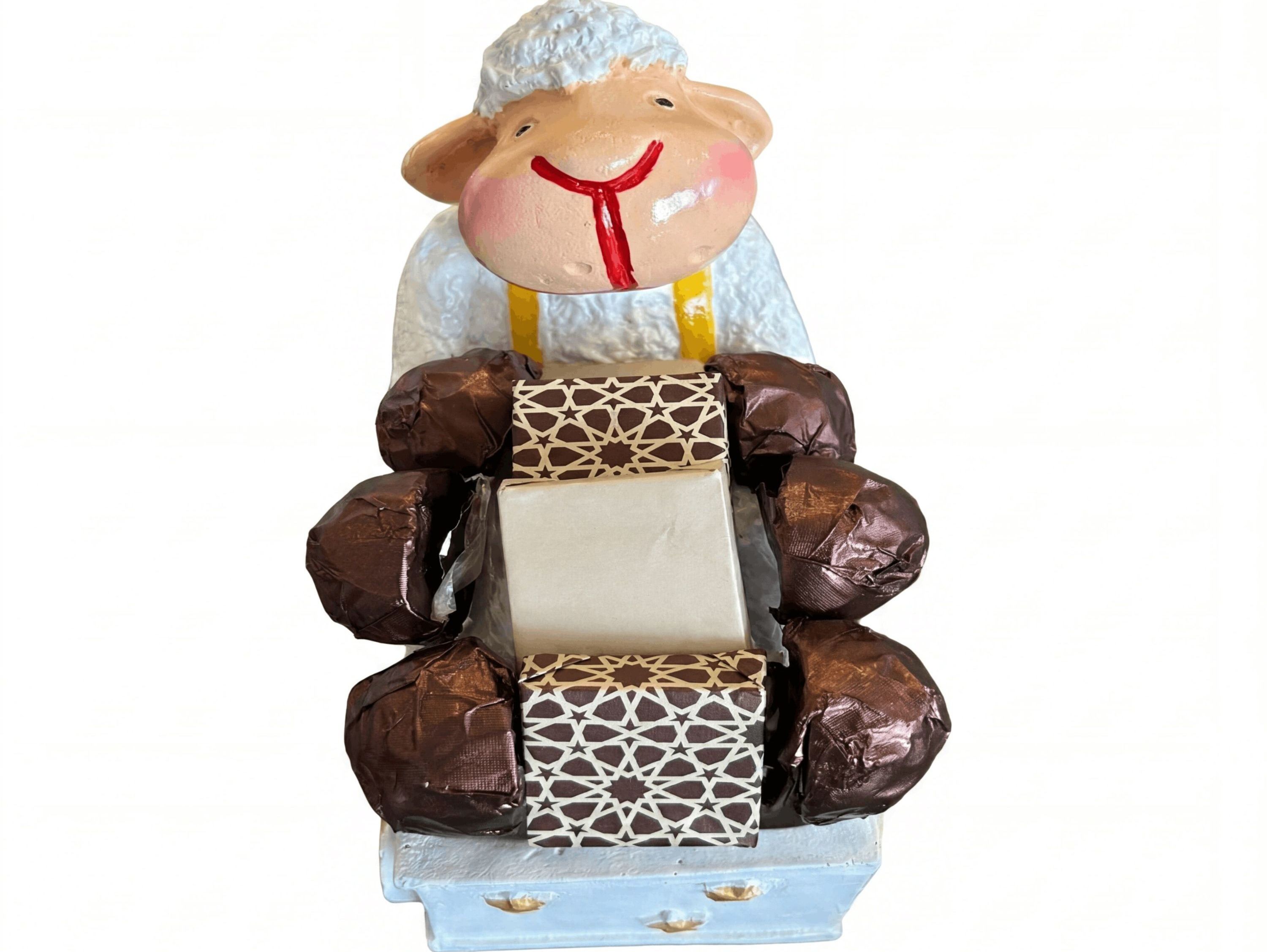 Sheep Chocolate Carriage Small.