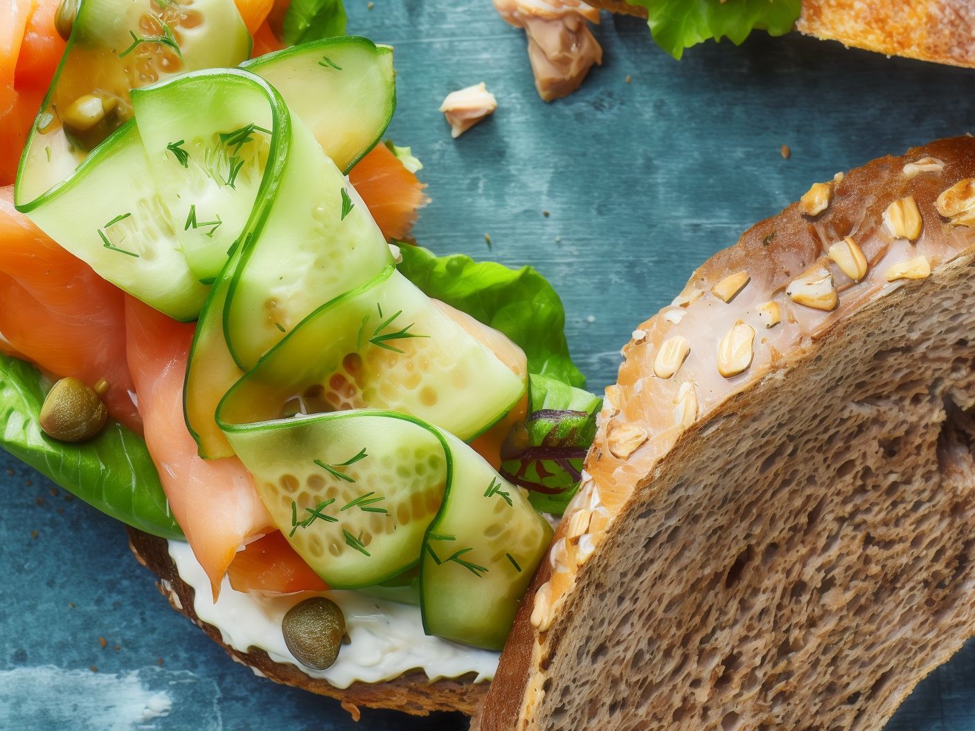Smoked Salmon Sandwich