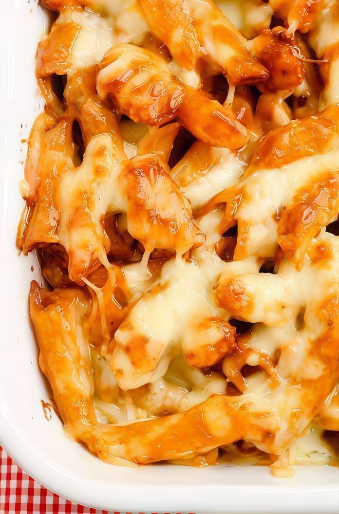 Chicken Bbq With Pasta